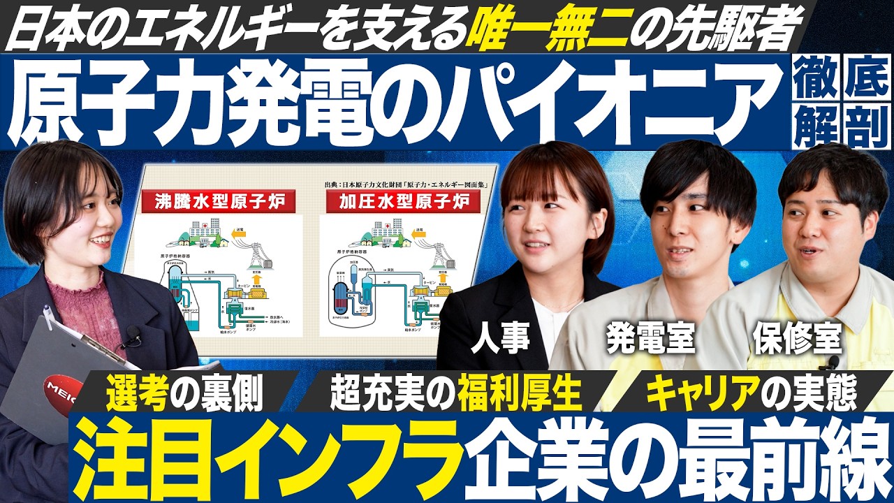 【原子力発電のパイオニア】日本原子力発電を徹底深掘り【就活】｜MEICARI就活Vol.1404