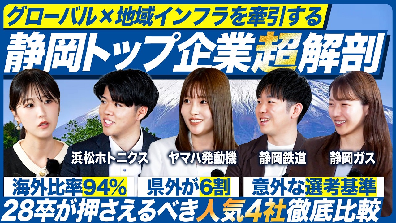 【コラボ】業界を代表する静岡企業を徹底解剖【28卒】
